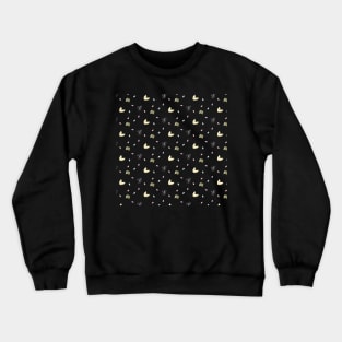 Pastel Minerals Pattern - Smoky Quartz, Pyrite, and Calcite Crewneck Sweatshirt